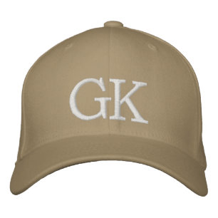 MONOGRAMMED HATS BRODERAD KEPS