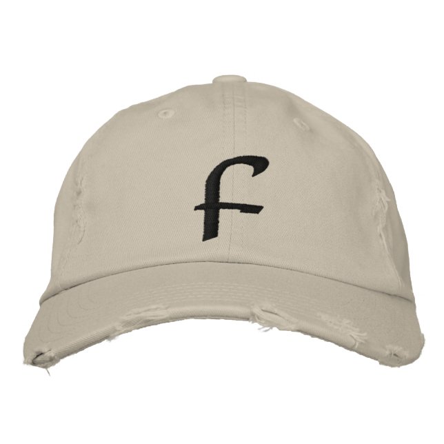 MONOGRAMMED HATS BRODERAD KEPS (Framsida)