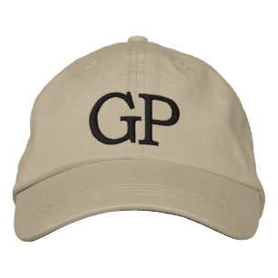 MONOGRAMMED HATS BRODERAD KEPS