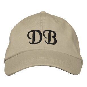 MONOGRAMMED HATS BRODERAD KEPS