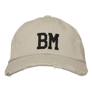 MONOGRAMMED HATS BRODERAD KEPS