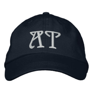 MONOGRAMMED HATS BRODERAD KEPS