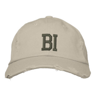 MONOGRAMMED HATS BRODERAD KEPS