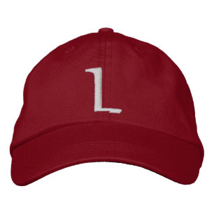 MONOGRAMMED HATS BRODERAD KEPS