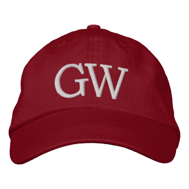 MONOGRAMMED HATS BRODERAD KEPS (Framsida)