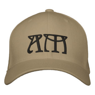 MONOGRAMMED HATS BRODERAD KEPS