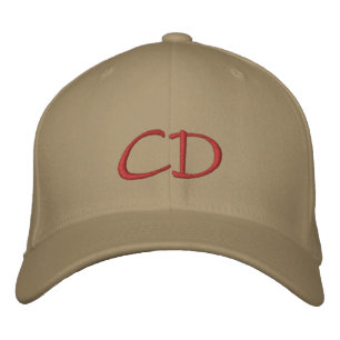 MONOGRAMMED HATS BRODERAD KEPS