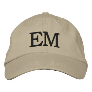 MONOGRAMMED HATS BRODERAD KEPS