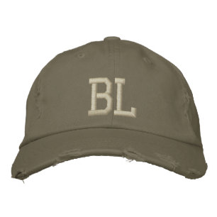 MONOGRAMMED HATS BRODERAD KEPS
