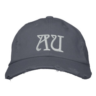 MONOGRAMMED HATS BRODERAD KEPS
