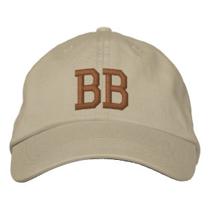 MONOGRAMMED HATS BRODERAD KEPS