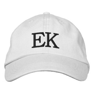 MONOGRAMMED HATS BRODERAD KEPS