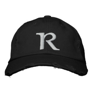 MONOGRAMMED HATS BRODERAD KEPS