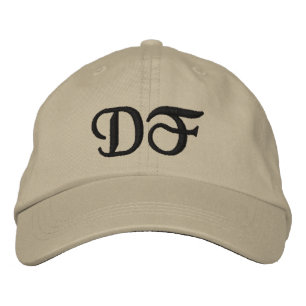 MONOGRAMMED HATS BRODERAD KEPS