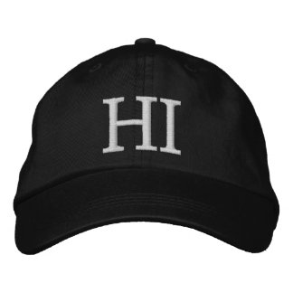 MONOGRAMMED HATS BRODERAD KEPS