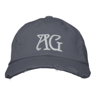 MONOGRAMMED HATS BRODERAD KEPS