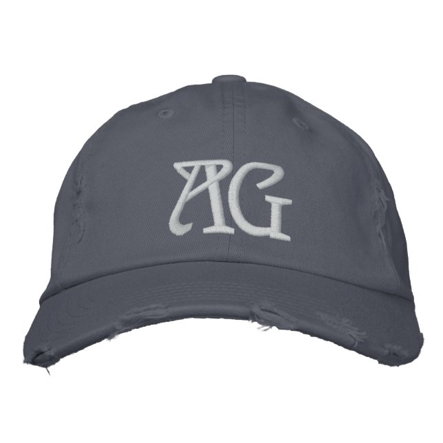 MONOGRAMMED HATS BRODERAD KEPS (Framsida)