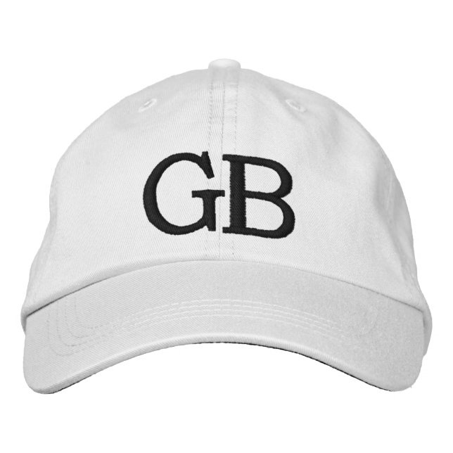 MONOGRAMMED HATS BRODERAD KEPS (Framsida)