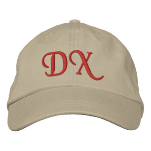 MONOGRAMMED HATTAR BRODERAD KEPS
