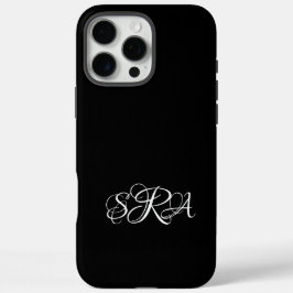 Monogrammed iPhone 16 Pro Max Fodral