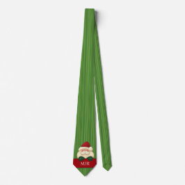 Monogrammed jultomten Roligt till Him Neck Tie Slips