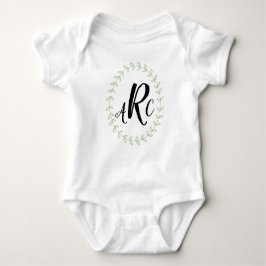 Monogrammed känd baby showerpersonlig t shirt