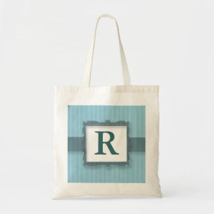 Monogrammed kanfastote bags: Blåttrandar Tygkasse