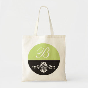 Monogrammed kanfastote bags: Limefruktgrönt & Tygkasse