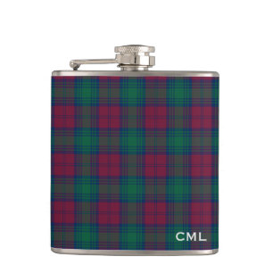 Monogrammed klanLindsay Tartan Fickplunta