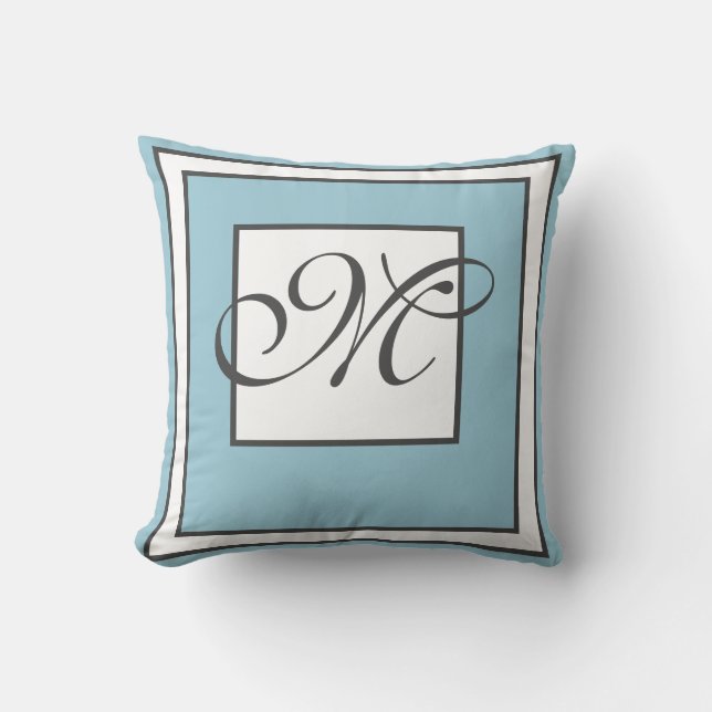 Monogrammed klassiker kudde (Framsida)