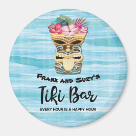 Monogrammed Luau Tiki Pub Cruise Frakt Magnet
