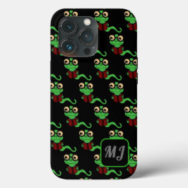 Monogrammed Lycklig Bookworm Black