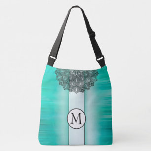 Monogrammed Mandala Axelväska