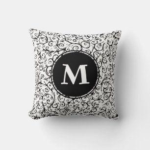 Monogrammed Mayhem Kudde