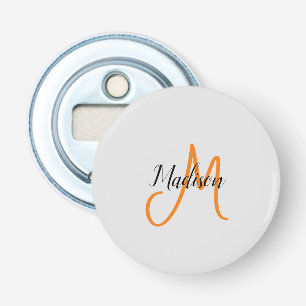 Monogrammed Modern Handwrite Namn - första handskr Flasköppnare