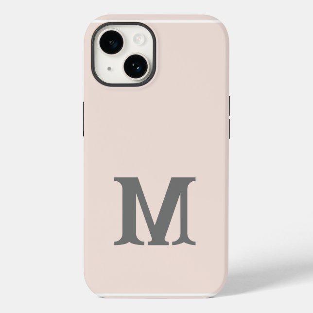 Monogrammed Modern Plain Initial (Baksida)