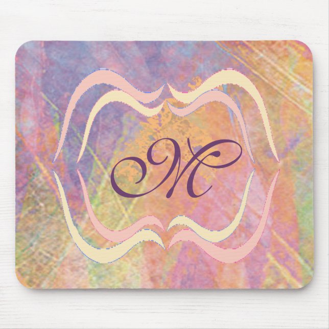 Monogrammed Mousepad mall Musmatta (Framsidan)