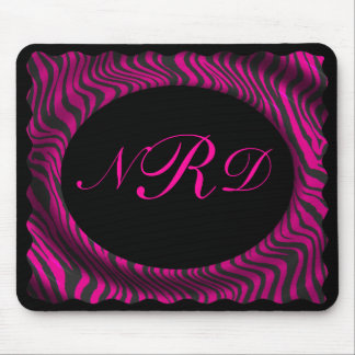 MONOGRAMMED--MOUSEPAD-ZEBRARANDDESIGN MUSMATTA