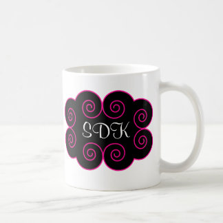 Monogrammed mugg
