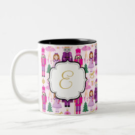 Monogrammed mugg för kaffe för nötknäppareföljeTea