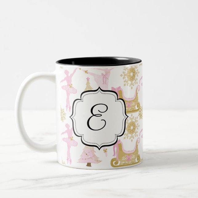 Monogrammed mugg för kaffe för Tea för (Vänster)