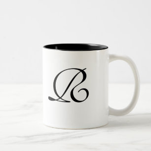 Monogrammed Mugg för Silver Fairy Tale Bröllop Lin