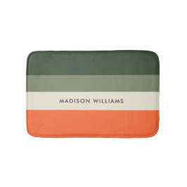 Monogrammed,namn. Badrumsmatta