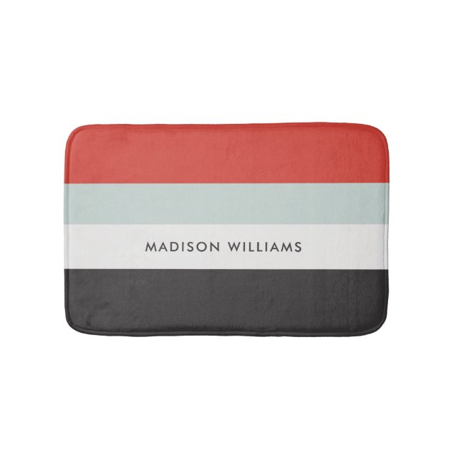 Monogrammed,namn. Badrumsmatta (Framsidan)