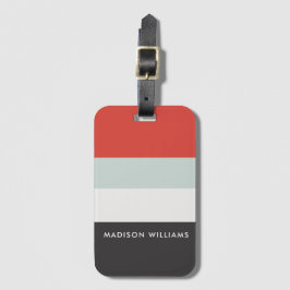 Monogrammed,namn. Bagagebricka