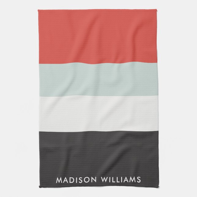 Monogrammed,namn. Kökshandduk (Vertikal)