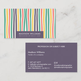 Monogrammed,namn. Visitkort