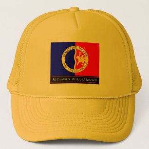 Monogrammed Native American Comanche Nation Flagga Keps