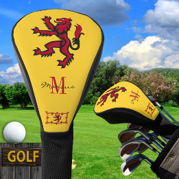 Monogrammed och skotsk Flagga Golf-Klubbar / Rampa
