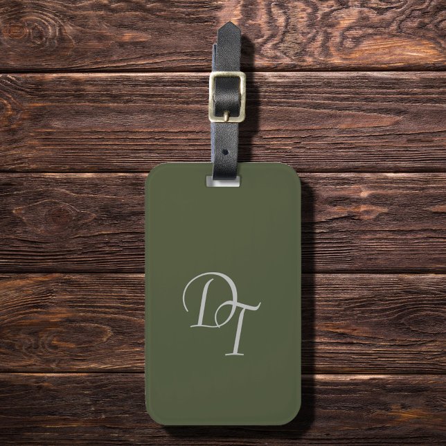 Monogrammed - Olive Bagagebricka (Skapare uppladdad)